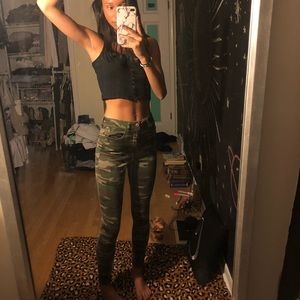 Forever 21 Camo Jeans